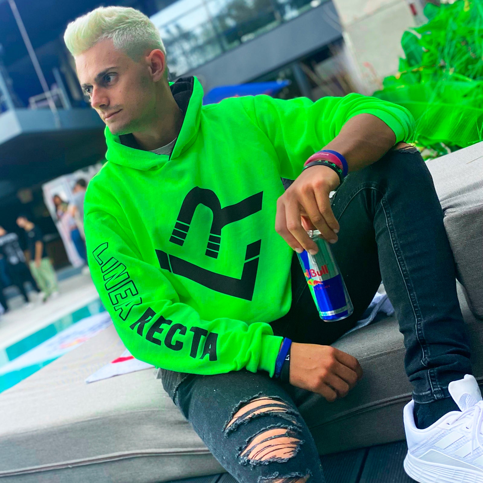 Sudaderas Parkour Alex Segura Lr Sudadera Fluorescente Urban LR